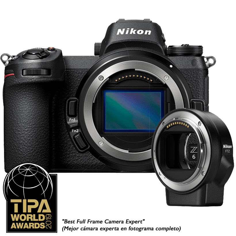 Câmera Nikon Z 6 + Adaptador FTZ