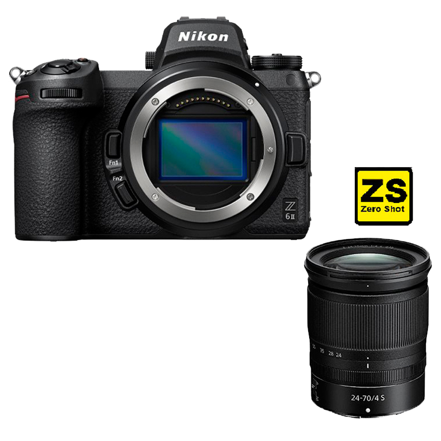Câmera Nikon Z 6II + Objetiva NIKKOR Z 24-70 mm f/4 (Zero Shot)