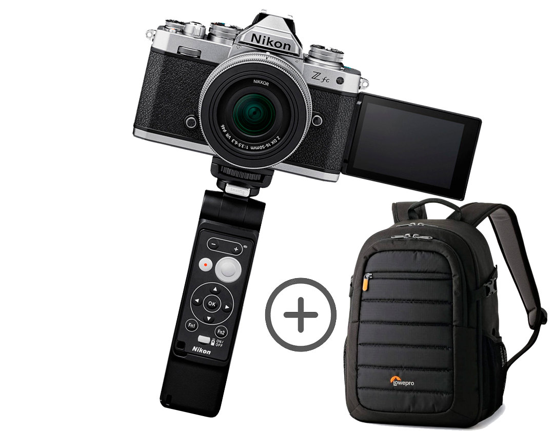 Kit de vlog de cmera Nikon Z fc + NIKKOR Z DX 16-50mm f/3.5-6.3 VR