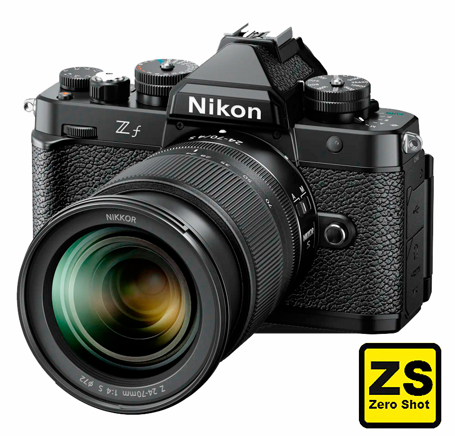 Cmera Nikon Z f + NIKKOR Z 24 - 70mm f/4.0 S  (Zero Shot)